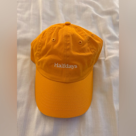 Halfdays Accessories - Orange Halfdays Ski Baseball Hat